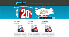 Desktop Screenshot of prodev.com.tr