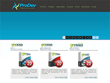 Tablet Screenshot of prodev.com.tr